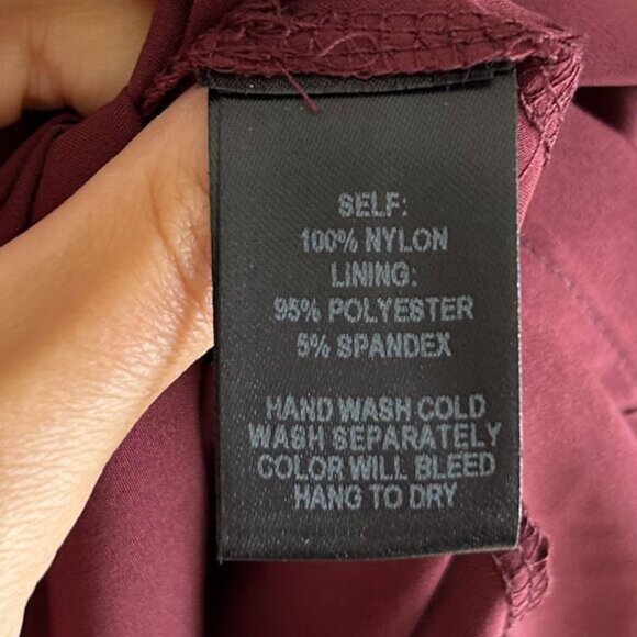 Lulu's Wonderfully Whimsical Burgundy Lace Ruffled Midi Dress - Picture 12 of 13